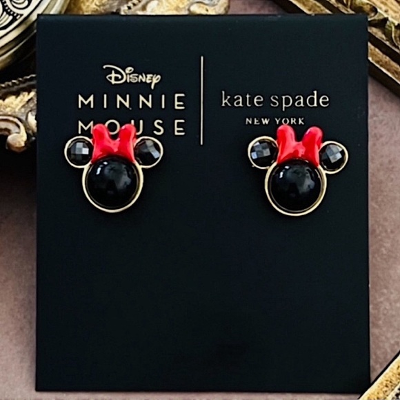 KATE SPADE • Disney X Minnie Mouse Disneyland Stud Earrings - Picture 7 of 7